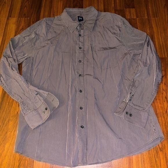 Gap Men’s Collared Button Down Dress Shirt Size XXL - Picture 1 of 6